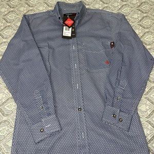 Flame resistant men’s work shirt